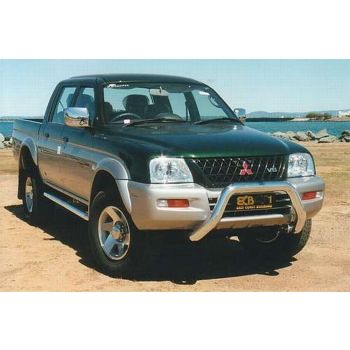 ECB Polished Nudge Bar fits Mitsubishi Triton MK 4WD DIESEL 07/01-03/03 NBM57SYP