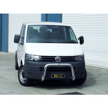 ECB Black Ripple Nudge Bar fits Volkswagen Transporter 04/10-06/15 NBV03SYB