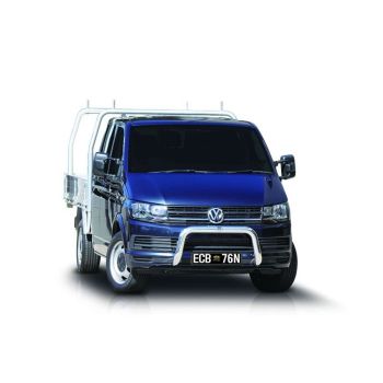 ECB Black Ripple Nudge Bar fits Volkswagen Transporter 07/15-05/20 NBV04SYB