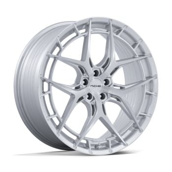 Niche NC286 RIVIERA 20x9 5x112 +45 Offset Silver Wheel