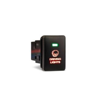 Bushranger NHWA04M200RGDL In-Cabin OEM Style Switch Driving Light Vertical Factory Blank fits Mitsubishi Pajero Sport 2015-on