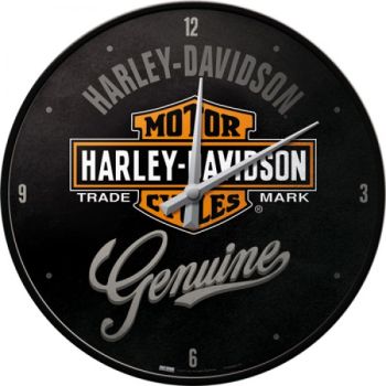 Nostalgic Art Wall Clock Genuine Harley Davidson 30cm NA51082