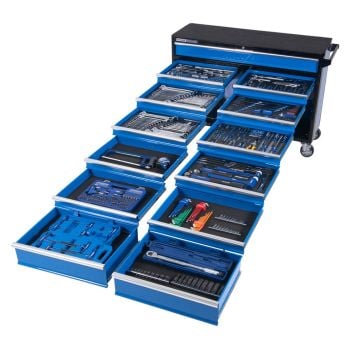Kincrome EVOLUTION Tool Trolley 494pc 13 Drawer Extra-Wide 1/4, 3/8 & 1/2" Drive P1730