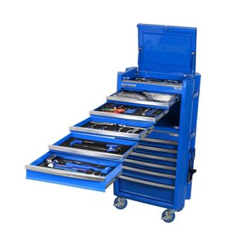 Kincrome P1821 Contour 29" 11 Drawer Workshop Tool Kit Blue 307-Piece