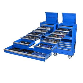 Kincrome P1824 CONTOUR Workshop Tool Kit 60" 22 Drawer 729 Piece Blue
