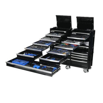 Kincrome P1824B CONTOUR Workshop Tool Kit 60" 22 Drawer 729 Piece Black