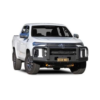 ECB Black Ripple Two Post Winch Bar fits LDV T60 Max 09/21-On P2LD82SYB