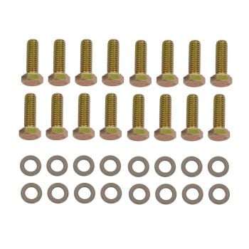 WELD Wheels Sprint/Midget Beadloc Bolt Kit fits 13" & 15" Wheels 5/16-18 Thread Bolts & Washers 16pk WEP650-3005
