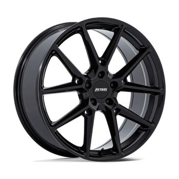 Petrol PE002 P1E 17x8 5x115 +40 Offset Black Wheel
