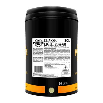 Penrite Classic Light 20W60 Mineral Engine Oil 20L CLASL020