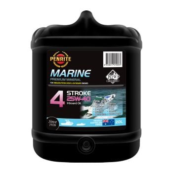 Penrite Marine Inboard 25W40 4-Stroke Mineral Petrol Engine Oil 20L MAR25W40020