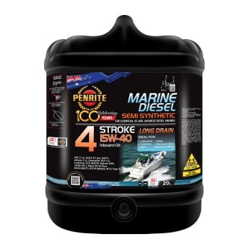 Penrite Marine Diesel 4-Stroke 15W40 Semi-Synthetic Engine Oil 20L MARD15W40020