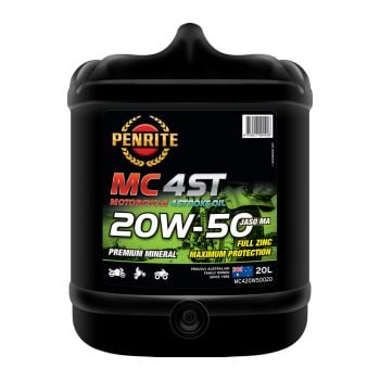 Penrite MC-4ST 20W50 Mineral 4-Stroke Engine Oil 20L MC420W50020
