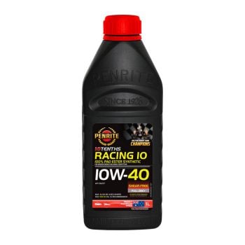 Penrite 10 Tenths Racing 10W40 100% PAO & ESTER Engine Oil 1L RACING10W40001