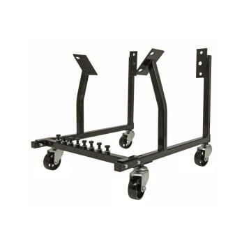 Proflow Engine Dolly Steel Black Powder coat Wheels Included GM LS Chev For Holden Each PFEENG3-BK