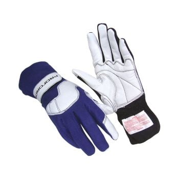 Proforce Driving Gloves Pro 5 Racing Double Layer Nomex Blue SFI X Large Pair PFS-4102-XL-BU