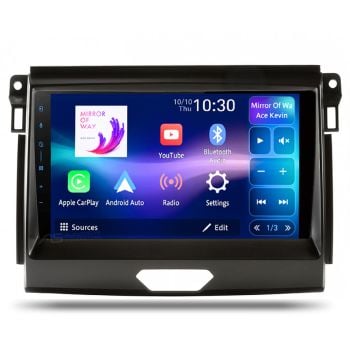 Pioneer DMH-AP6650BT 9-Inch CarPlay Android Auto Head Unit Kit fits Ford Ranger 2015-2019