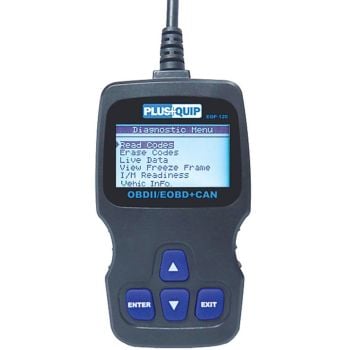 PlusQuip EQP-120 OBD II Hand Held Scan Tool Built in Obd II Library