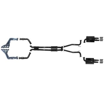 Pacemaker 2.5" Exhaust with 1-3/4" 4-into-1 Headers with fits Commodore Sedan VE/VF LS2/LS3 PP5381-11