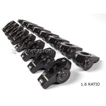 Precision Motorsport SF14-013 X16 Roller Rockers Ford 302W 1.6 Ratio 7/16 Stud Set Of 16