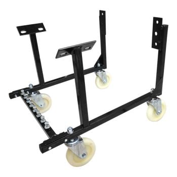 Proflow Engine Dolly Cradle Heavy Duty SB & BBC LT1 LT4 w/Heavy Duty 5.0" Nylon Wheels Black Powder Coated Kit PFE-EN10132