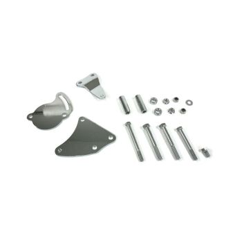 Proflow Power Steering Steel Bracket Kit Fits Saginaw Type II Pump SB Chev Short Water Pump Chrome PFE-R3727C