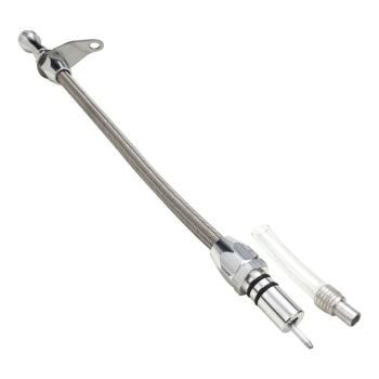 Proflow Transmission Dipstick Braided Stainless Steel Bellhousing Mount GM TH350 Each PFE-R5004