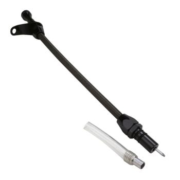 Proflow Transmission Dipstick Black Braided Stainless Steel Bellhousing Mount TH350 Case Fill Each PFE-R5004BK