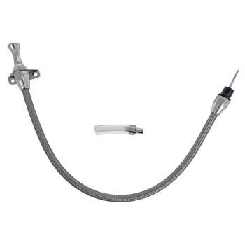 Proflow Transmission Dipstick Braided Stainless Steel Natural Bellhousing Mount 700R4 4L60E Each PFE-R5006
