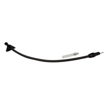 Proflow Transmission Dipstick Braided Stainless/Black Steel Firewall Mount 700R4 4L60E Each PFE-R5106BK