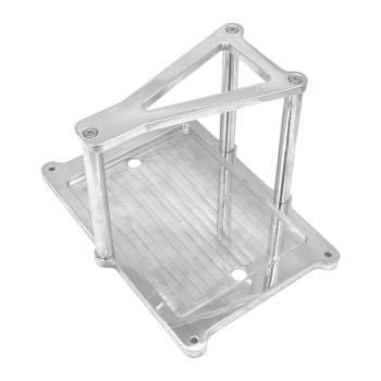 Proflow Deluxe Battery Mount Hold Down Universal & XS Power Billet Aluminium Polished PFE-R6331