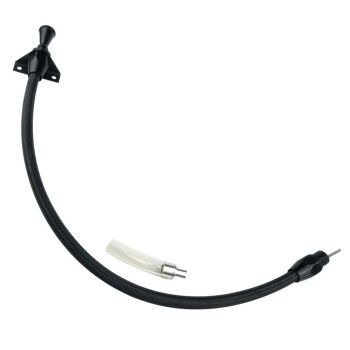 Proflow Transmission Dipstick Braided Stainless Black Billet Handle