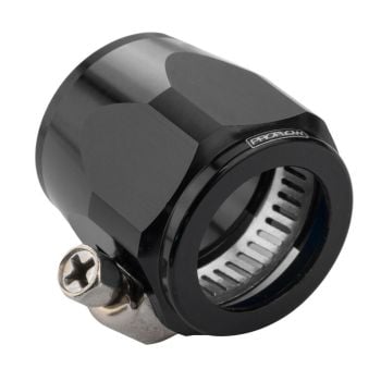 Proflow Hex Hose Finisher Clamp 16.5mm ID Black PFE150-07BK