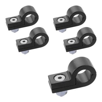 Proflow P-Clamp Billet 15.9mm ID Black 5 Pack PFE157-10BK