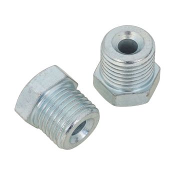 Proflow Brake Hard Line Tube Nut Steel 9/16"-18 for 3/16" Pipe 2 Pack PFE362-18