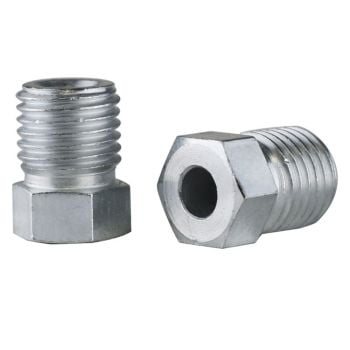 Proflow Brake Hard Line Tube Nut 7/16 x 20 Qty 2 for 3/16 pipe PFE367-20