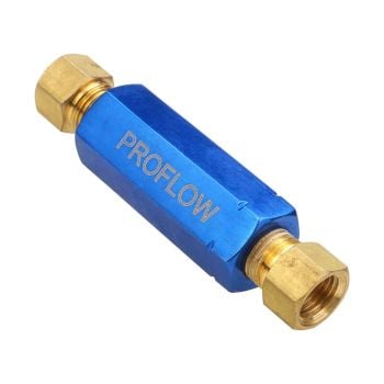 Proflow Residual Pressure Valve Blue Anodised 2 psi Disc Brakes 1/8 in. NPT Female Inlet/Outlet Each PFE392