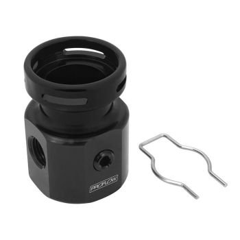 Proflow Bosch Fuel Regulator Adaptor AN6 ORB Ports 1/8" NPT Port Inline Black PFE659BK