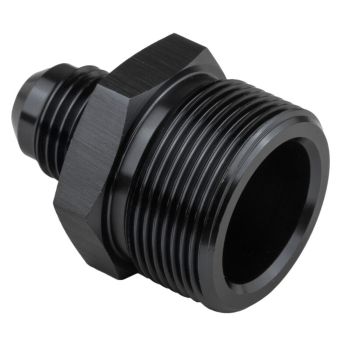 Proflow Fitting Inlet Fuel Straight Adaptor Quadrajet Male -06AN To 1in. x 20 Black PFE708-06BK