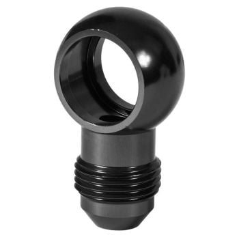 Proflow Banjo to Hose End Fitting 14mm to -06AN Black PFE720-06BK