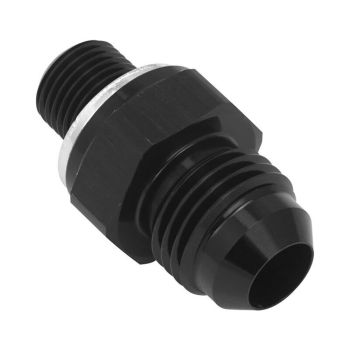 Proflow Fitting Adaptor Straight 1/8" NPSM to -06AN Black PFE816-06-02-NPS