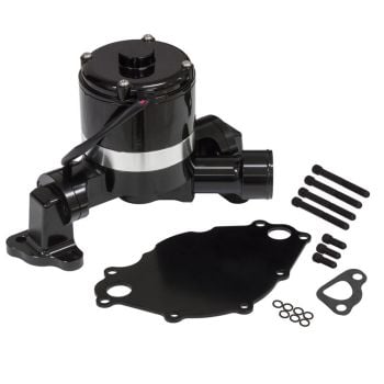 Proflow Water Pump Electric Aluminium Black 132 LPM/35 GPM at 12 Volts SB For Ford 289-351W Each PFEBEW5502