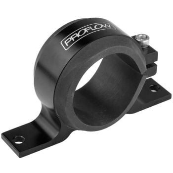 Proflow Fuel Pump Single Mount Bosch 044 Style Bracket Black PFEBOSBKBLK