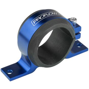 Proflow Fuel Pump Single Mount Bosch 044 Style Bracket Blue PFEBOSBKTBL