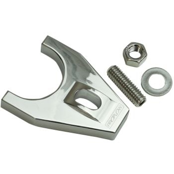 Proflow Distributor Hold-Down Clamp For Chevrolet SB/BB & Holden V8 Billet Aluminium Polished Stud Mount PFEDC032P
