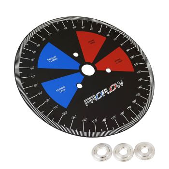 Proflow Pro Degree Wheel Tool Steel Black Proflow Colours 11 Inch Diameter Each PFEDEGWHL