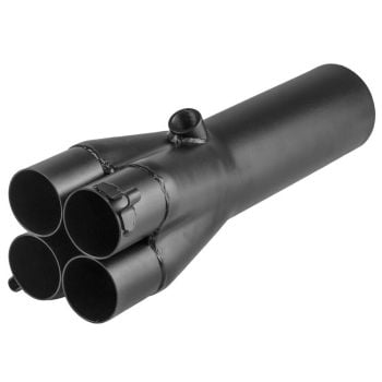 Proflow Exhaust Collector Merge Slip-on Mild Steel 12x2-1/2" to 4.5" PFEEC14703