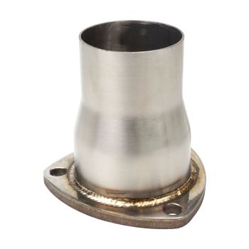 Proflow Header Reducers 3-Bolt Flange 3 in. Inlet 2.5in. Outlet 304 brushed Stainless Steel PFEECA3020S