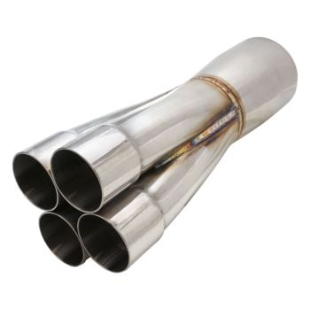 Proflow Exhaust Collector Merge Slip-on Stainless 12x1-7/8" to 3.5" PFEECS14743SS
