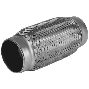 Proflow Exhaust Flex Pipe Flexi Bellow 2 5in. Stainless Steel Polished Each PFEEEP25